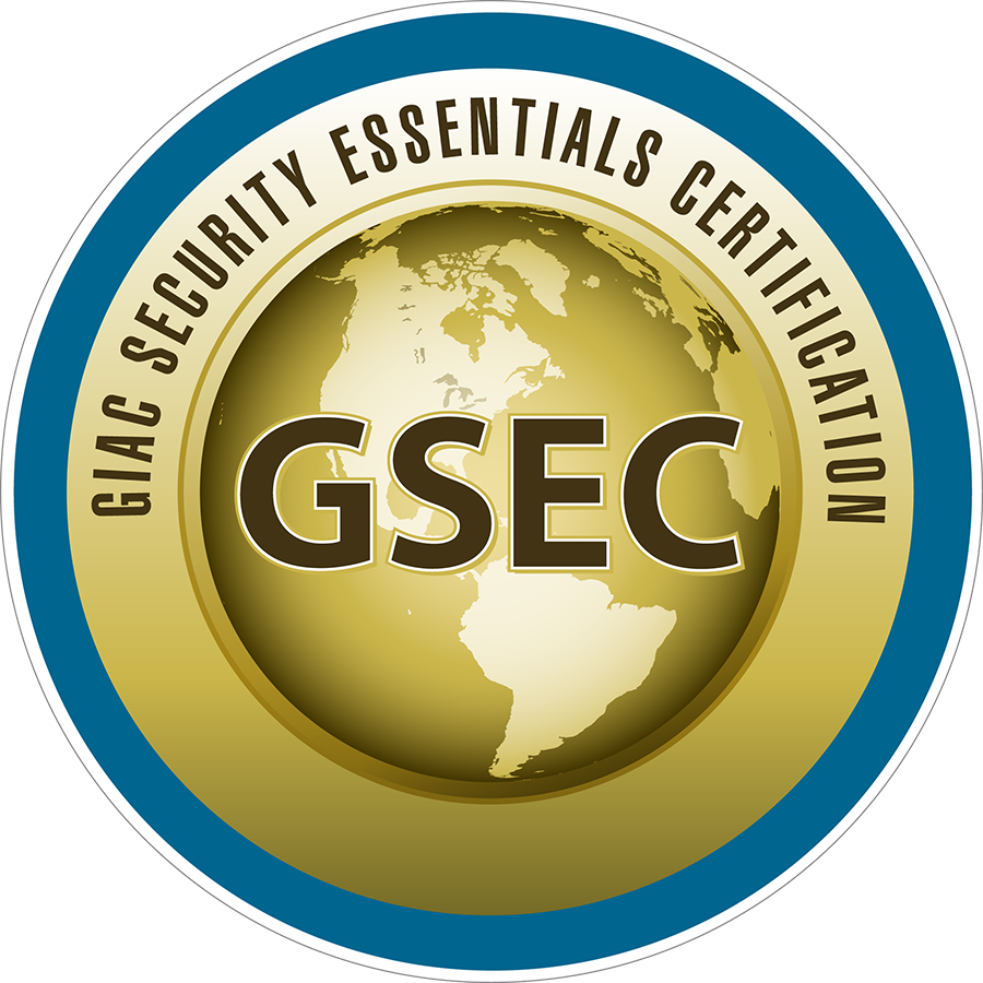 GSEC certified